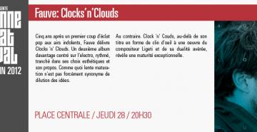 Fauve: Clocks'n' Clouds