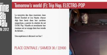 Tomorrow’s world (F) : Trip Hop, ELECTRO-POP